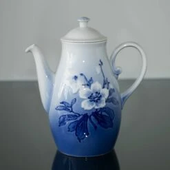 LargeCoffee Pot Christmas Rose Service Bing & Grøndahl, 2 Litre No. 91A Or 123 -Outlet Rosenthal Store 1435123 c