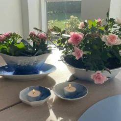 Sauce Bowl On Stand Christmas Rose Service Bing & Grondahl No. 308 Or 563 -Outlet Rosenthal Store 1435563 c