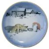 Wiberg Christmas Service, Plaquette / Butter Plate No. 1, Pixie And Fox, Bing & Grondahl No. 1501709 -Outlet Rosenthal Store 1501709