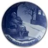 1895-1935 Bing & Grondahl 5-years Christmas Jubilee Plate -Outlet Rosenthal Store BJ1935