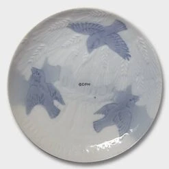 Christmas Meal Of The Sparrows 1897, Bing & Grondahl Christmas Plate