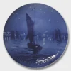 The Fishing Boat Retuning Home For Christmas 1918, Bing & Grondahl Christmas Plate -Outlet Rosenthal Store BX1918