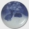 Hare In The Snow 1920, Bing & Grondahl Christmas Plate -Outlet Rosenthal Store BX1920