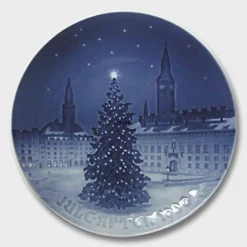 The Christmas Tree On City Hall Square 1930, Bing & Grondahl Christmas Plate