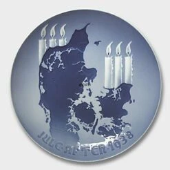 Lighting The Candles 1938, Bing & Grondahl Christmas Plate