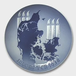 Lighting The Candles 1938, Bing & Grondahl Christmas Plate
