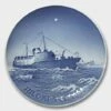 Jens Bang Passenger Boat Copenhagen - Aalborg 1951, Bing & Grondahl Christmas Plate