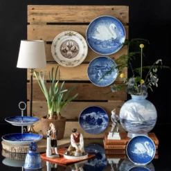 Hans Christian Andersen's House1954, Bing & Grondahl Christmas Plate -Outlet Rosenthal Store BX1954 a