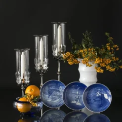 The Fir Tree And The Hare 1964, Bing & Grondahl Christmas Plate -Outlet Rosenthal Store BX1964 b