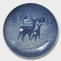 Bringing Home The Christmas Tree 1965, Bing & Grondahl Christmas Plate