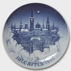The Towers Of Copenhagen, 1995 Bing & Grondahl Christmas Plate
