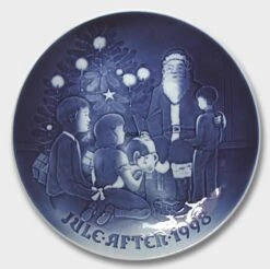 Santa The Storyteller 1998, Bing & Grondahl Christmas Plate