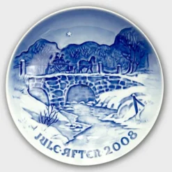 Along The Road 2008, Bing & Grondahl Christmas Plate