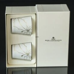 Christmas Holly, Candleholders, 2 Pcs., Royal Copenhagen -Outlet Rosenthal Store DG3084 c