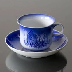 1982 Desiree Svend Jensen Hans Christian Andersen Christmas Cup With Saucer