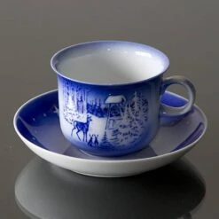 1986 Desiree Svend Jensen Hans Christian Andersen Christmas Cup With Saucer