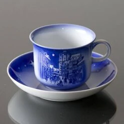1992 Desiree Svend Jensen Hans Christian Andersen Christmas Cup With Saucer