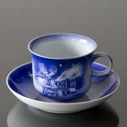 1993 Desiree Svend Jensen Hans Christian Andersen Christmas Cup With Saucer