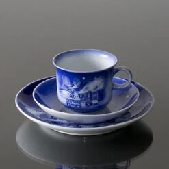 1993 Desiree Svend Jensen Hans Christian Andersen Christmas Cup With Saucer 10 1993 Desiree Svend Jensen Hans Christian Andersen Christmas Cup With Saucer -Outlet Rosenthal Store DK1993 b