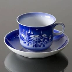 1994 Desiree Svend Jensen Hans Christian Andersen Christmas Cup With Saucer