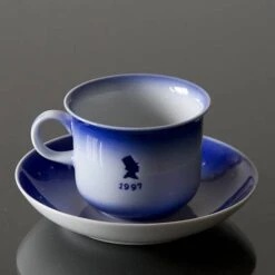 1997 Desiree Svend Jensen Hans Christian Andersen Christmas Cup With Saucer -Outlet Rosenthal Store DK1997 c