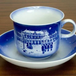 1997 Desiree Svend Jensen Hans Christian Andersen Christmas Cup With Saucer -Outlet Rosenthal Store DK1997 d