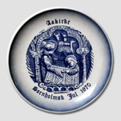 1970 Christmas Plate From Bornholm, Soholm