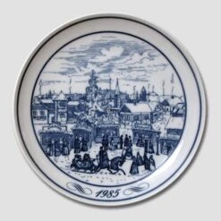 1985 Plate With Christmas Fair, Hutschenreuther