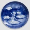 Thumbelina - 1987 Desiree Hans Christian Andersen Christmas Plate, Cake Plate -Outlet Rosenthal Store DX1987