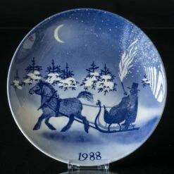 1988 Gustavsberg Christmas Plate, Paul Hoff