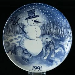 1991 Gustavsberg Christmas Plate, Paul Hoff