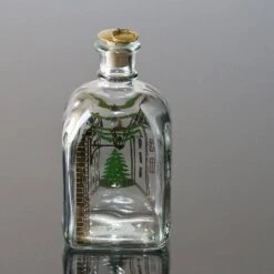 Holmegaard Christmas Bottle 1982, Capacity 65 Cl. -Outlet Rosenthal Store HXF1982 a