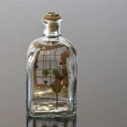 Holmegaard Christmas Bottle 1983, Capacity 65 Cl. -Outlet Rosenthal Store HXF1983 a