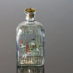 Holmegaard Christmas Bottle 1987, Capacity 65 Cl. 5 Holmegaard Christmas Bottle 1987, Capacity 65 Cl. -Outlet Rosenthal Store HXF1987 a