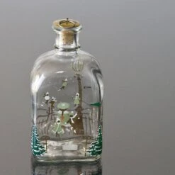 Holmegaard Christmas Bottle 1988, Capacity 65 Cl. -Outlet Rosenthal Store HXF1988 a