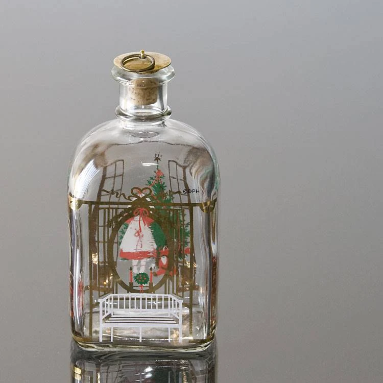 Holmegaard Christmas Bottle 1990, Capacity 65 Cl. 4 Holmegaard Christmas Bottle 1990, Capacity 65 Cl. - Image 2