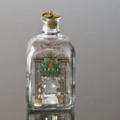 Holmegaard Christmas Bottle 1991, Capacity 65 Cl. -Outlet Rosenthal Store HXF1991 a