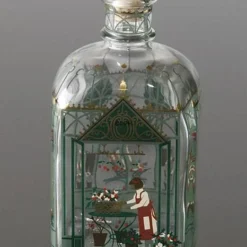 Holmegaard Christmas Bottle 1999, Capacity 65 Cl.