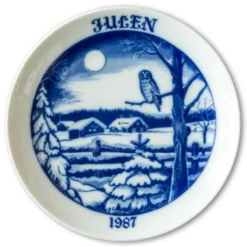 1987 Hackefors Christmas Plate