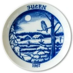 1987 Hackefors Christmas Plate