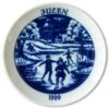 1999 Hackefors Christmas Plate -Outlet Rosenthal Store HXT1999