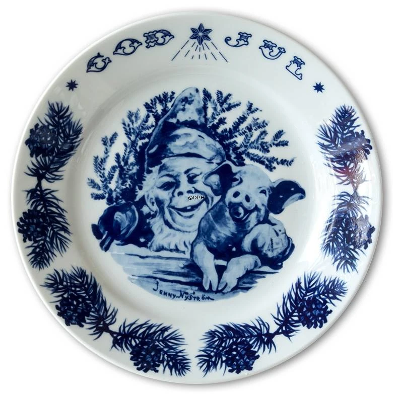 1983 Jenny Nystrom Christmas Plate 3 1983 Jenny Nystrom Christmas Plate