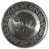 1988 Måstad Pewter Christmas Plate, The Snowcovered Village
