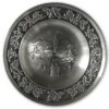1990 Måstad Pewter Christmas Plate, Walking To Church
