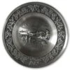 1992 Måstad Pewter Christmas Plate, Snowy Landscape