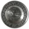 1998 Måstad Pewter Christmas Plate, Fishing Village