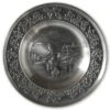 1999 Måstad Pewter Christmas Plate, Snow Man -Outlet Rosenthal Store MAX1999
