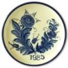 1985 Nittsjö Swedish Christmas Plate -Outlet Rosenthal Store NIX1985