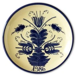 1986 Nittsjö Swedish Christmas Plate -Outlet Rosenthal Store NIX1986 e