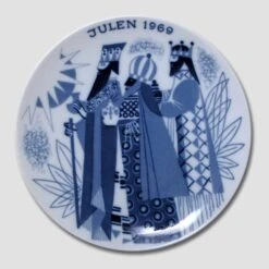 1969 Porsgrund Christmas Plate -Outlet Rosenthal Store PX1969 e